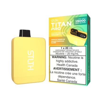 STLTH Titan Pro (15K) Tropical Mango Ice Disposable Vape