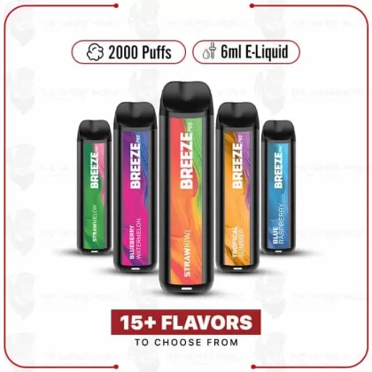 Breeze Pro 2000 Puffs Disposable Vape - Thevapersworld