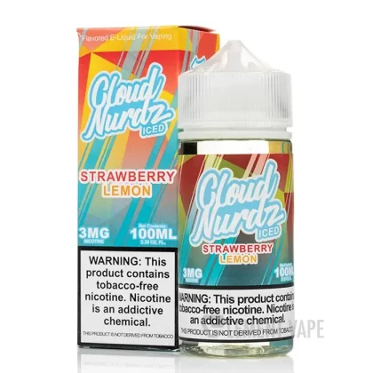 ICED Strawberry Lemon – Cloud Nurdz – 100mL