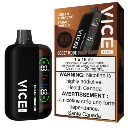 Vice Boost Disposable Vape – Cuban Tobacco