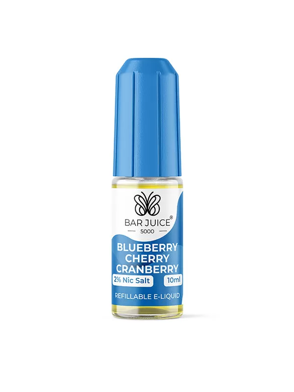 Bar Juice 5000 Blueberry Cherry Cranberry Nic Salt E-Liquid - 10mg