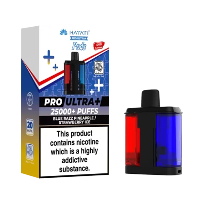 Blue Razz Pineapple / Strawberry Ice Hayati Pro Ultra Plus Refill Pack - Vapeshop Co