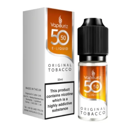 Original Tobacco E-Liquid 50/50 Series by Vapouriz (10ml) - 3mg