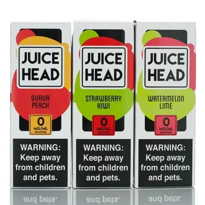 Juice Head E-Liquid - No Nicotine Vape Juice - 100ml - Pineapple Grapefruit