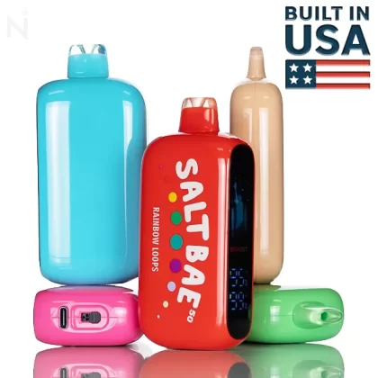 Salt Bae 50 40K 40,000 Puffs Disposable Vape - 17mL - Cool Mint