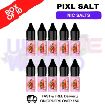Strawberry Watermelon Pixl Nic Salt Box Of 10