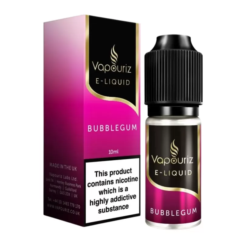 Bubblegum E-Liquid by Vapouriz (10ml) - 6mg