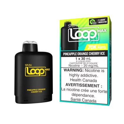 STLTH LOOP MAX POD PACK - Pineapple Orange Cherry Ice - 20 mg/mL (wholeseller) (SK) - Excise FED (982809)