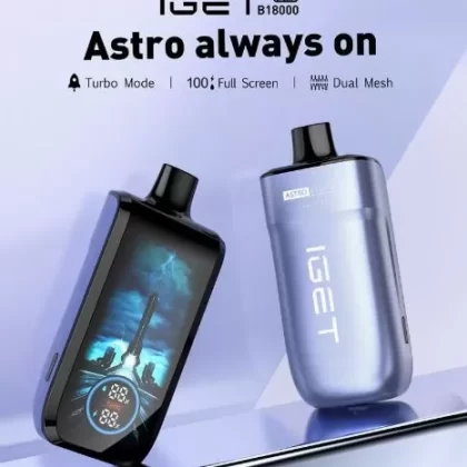 Iget Astro B18000 Disposable Vape (18,000 Puffs) - Blueberry Watermelon / 50 mg