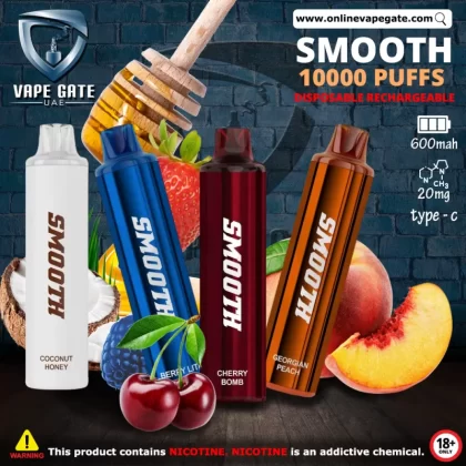 Smooth 10,000 Disposable Vape - Kiwi Strawberry / 20 mg