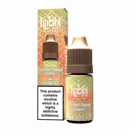 Habibi Coconut Papaya Guava Nic Salt Vape Juice - 10 Pack - 20mg