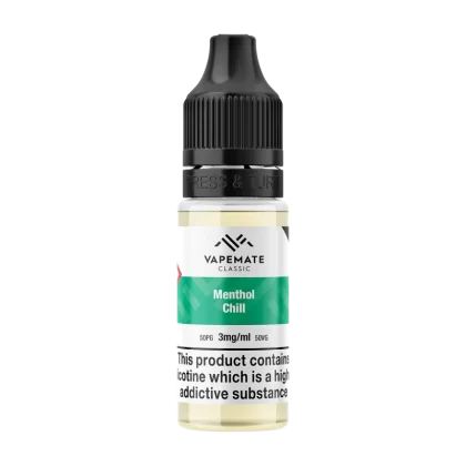 Vapemate Classic Menthol Chill 10ml - 18mg - Vape Product (BF3C90)