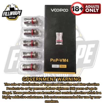 Voopoo PnP Series Coils - VM5 0.2 (40-60w) / 5pcs/pack