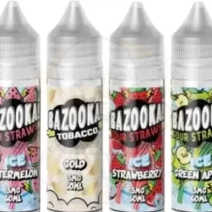 Bazooka E-juice 60ML 3mg,12mg, & 18Mg