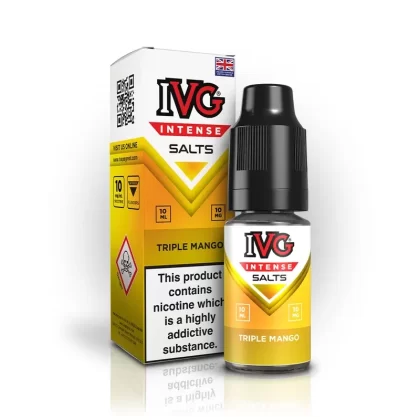 IVG Intense Nic Salt E Liquid Triple Mango - Nicotine strength#20mg>10mg (893C9A)