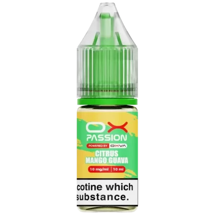 OXVA OX Passion Citrus Mango Guava Nic Salt - Vape Product, Vape Product (E9F2E7)