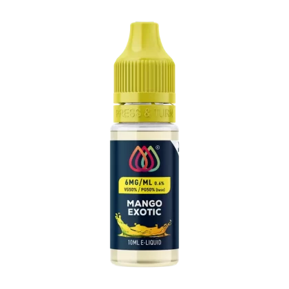 Mango Exotic E-Liquid by Aquavape - 10ml - 12mg - Vape Product (7416DA)