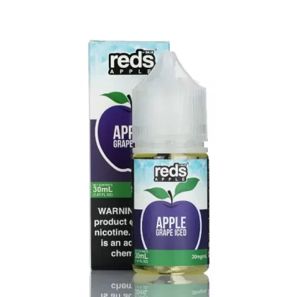 7 Daze Salt Series - Reds Apple Grape Iced- 30ml - 50mg