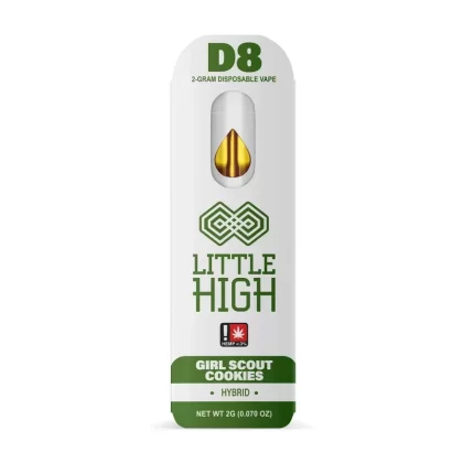 Little High Delta 8 Vaporizer – 2000mg - Strain#GSC (H)>Gushers (S)>Strawberry Cough (S)>Sour Diesel (S)>Purps (I) (12CCAA)