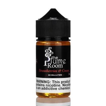 The Plume Room TFN E-Liquid – Strawberries & Cream – 60ml - Vape Product, Vape Product