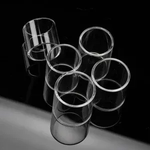 5PSC Replacement Straight Glass Tube For Aqua Tank Reboot RTA Master V2 CoilArt Tank MAGE MAGE GTA MAGE Sub Ohm Tank Azeroth RDTA Azeroth RTA SALT RTA