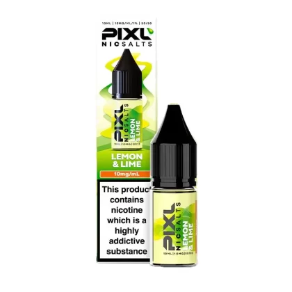 Pixl Lemon Lime Nic Salt E-Liquid - 10 Pack
