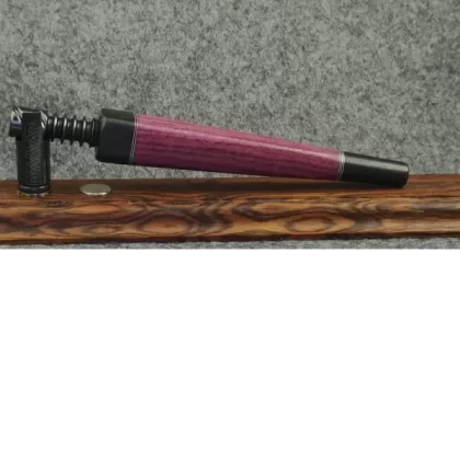 Square in Purple Heart / African Blackwood w/ Aluminum Accents by PhattPiggie - Ejuicewarehouse