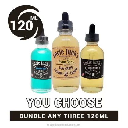 Uncle Junk’s 120ml Pick 3 Bundle