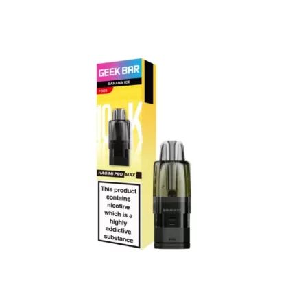 Geek Bar Hagimi Pro Max 10K Refill Pod Banana Ice - 20mg