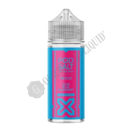 Sour Blue Raspberry 100ml Shortfill E-Liquid by Pod Salt Nexus - Size#100ml~Nicotine Strength#0mg~Add Nicotine Shot For#0mg>3mg>6mg