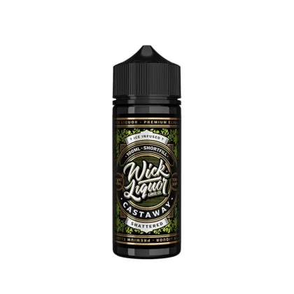Wick Liquor Castaway Shattered 100ml Shortfill E-Liquid - Vapestore Co