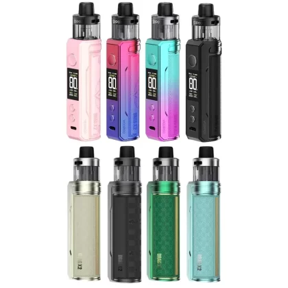 VOOPOO DRAG X2 Pod Kit - Colour#Champagne Golden>Checkered Black>Glow Pink>Modern Red>Moss Green>Sky Blue>Snow Blue>Spray Black