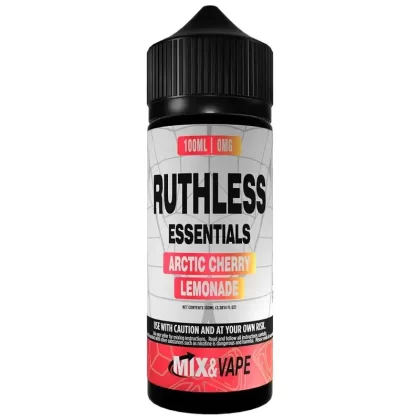 Ruthless Essentials 100ml Shortfill Vape Juice - Flavour#Arctic Cherry Lemonade>Blue Razz Starwzz>Coconut>Jewel Mint>Peppermint Blast>Red Skitz Skitz>Wild Berrylicious (E28BA9)