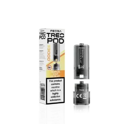 Feoba Treo 33000 Prefilled Pod Tropical Sour Ice Blast - Nicotine Strength#20mg (963504)