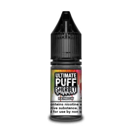 Ultimate Puff Sherbet Rainbow 10ml Vape Juice - 10 Pack - Strength 18mg