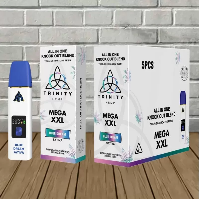 Trinity Mega XXL All-In-One Knockout Blend THCa Disposable Vape 3.5g