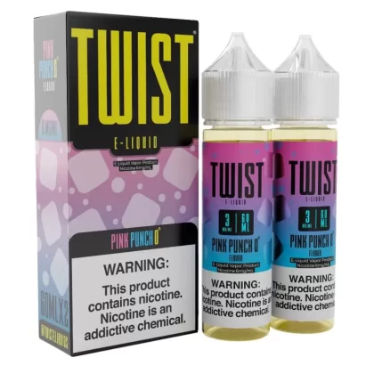 Twist e-Liquids Pink Punch 0 eJuice - 120mL (2x60mL); Vape Product, Vape Product; Twist eLiquids