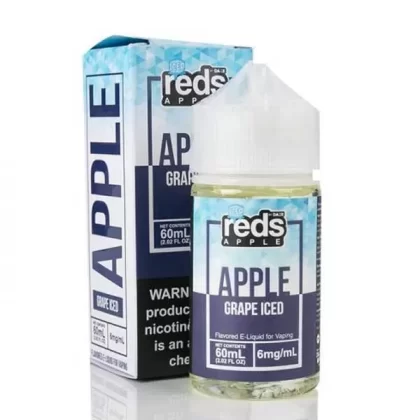 ICED GRAPE – RED’S APPLE E-JUICE – 7 DAZE SALT – 30ML ( 30MG – 50MG ) - Vape Product, Vape Product