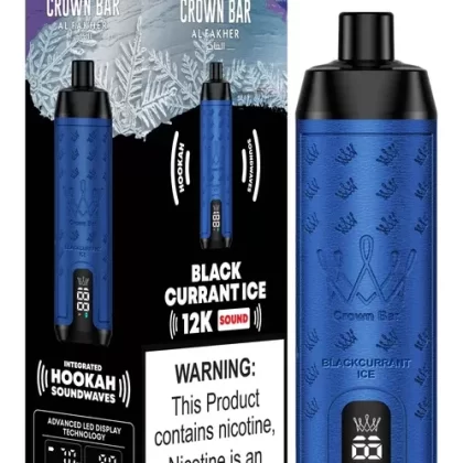 Al Fakher 12000 Puffs – Shisha Hookah Vape – Black Currant Ice