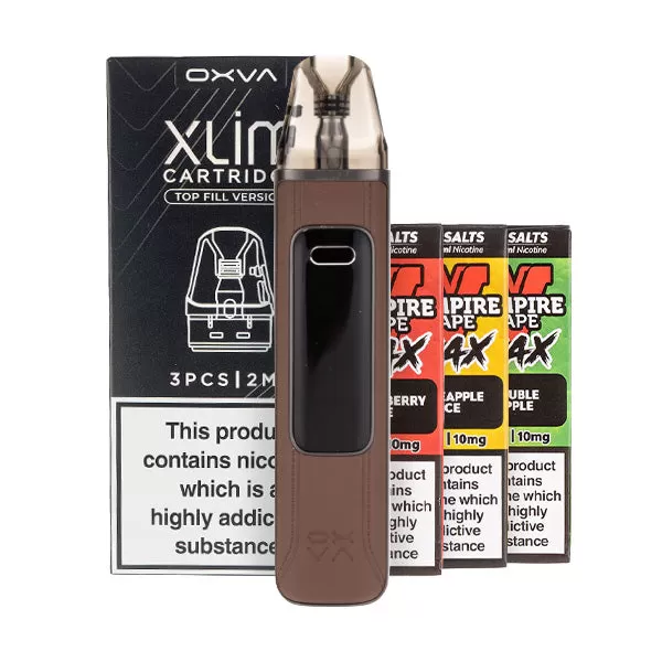 OXVA Xlim Pro 3 Pod Kit Bundle - Ceramic Black / 0.6ohm - Image 2