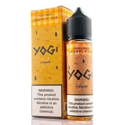 Yogi Peach Cobbler Granola Bar Vape e-Liquid 60mL - Vape Product, Vape Product