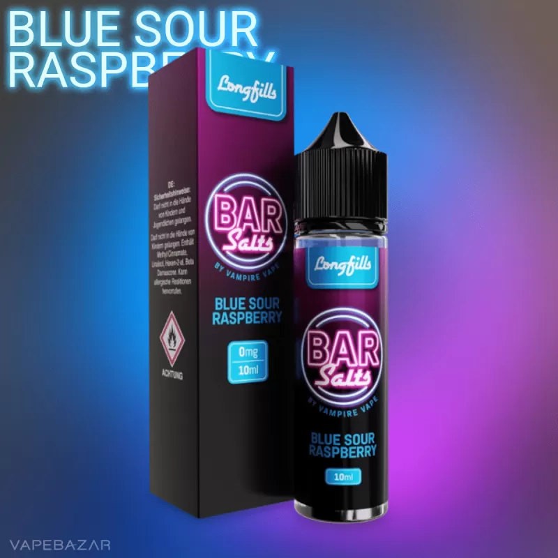 Bar Salts Longfills – Blue Sour Raspberry 10ml - Himbeere / Zitrone - Image 2