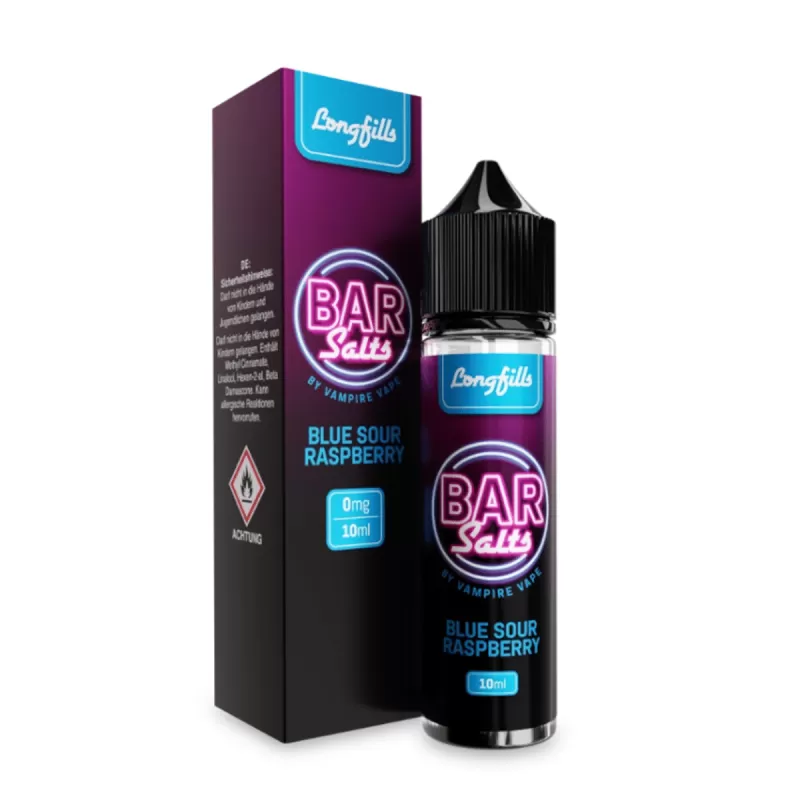 Bar Salts Longfills – Blue Sour Raspberry 10ml - Himbeere / Zitrone - Image 3