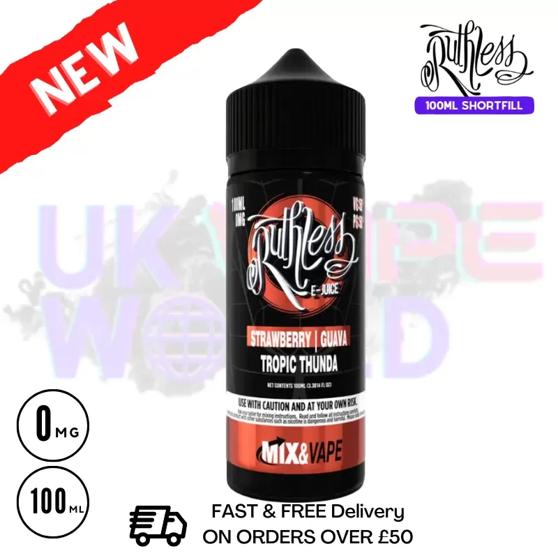 Tropic Thunda Ruthless 100ml shortfill e liquid – £7.99