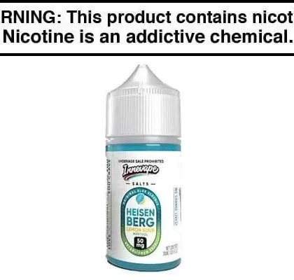 HEISENBERG LEMON SOUR MENTHOL BY INNEVAPE SALTS 30ML - Vapejuice