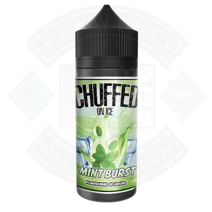 Chuffed On Ice – Mint Burst 0mg 100ml Shortfill E-Liquid - Eliquidsupply