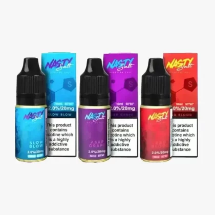 Nasty Juice Nic Salts vape Juice - 10 Pack - Bad Blood / 20mg