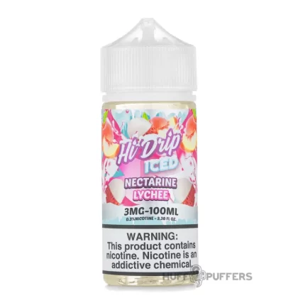Hi-Drip – Iced Nectarine Lychee 100mL - Vape Product, Vape Product