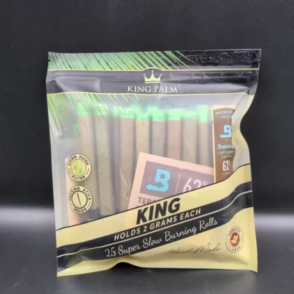 King Palm Super Slow Burning Wraps 25 Pack