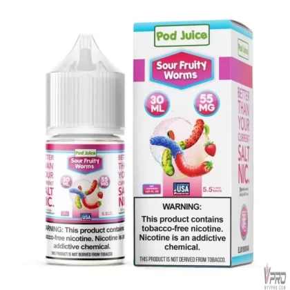 Sour Fruity Worms – POD Juice Salt 30mL
